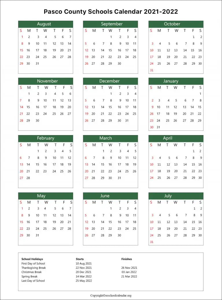 pasco-county-school-calendar-with-holidays-2021-2022