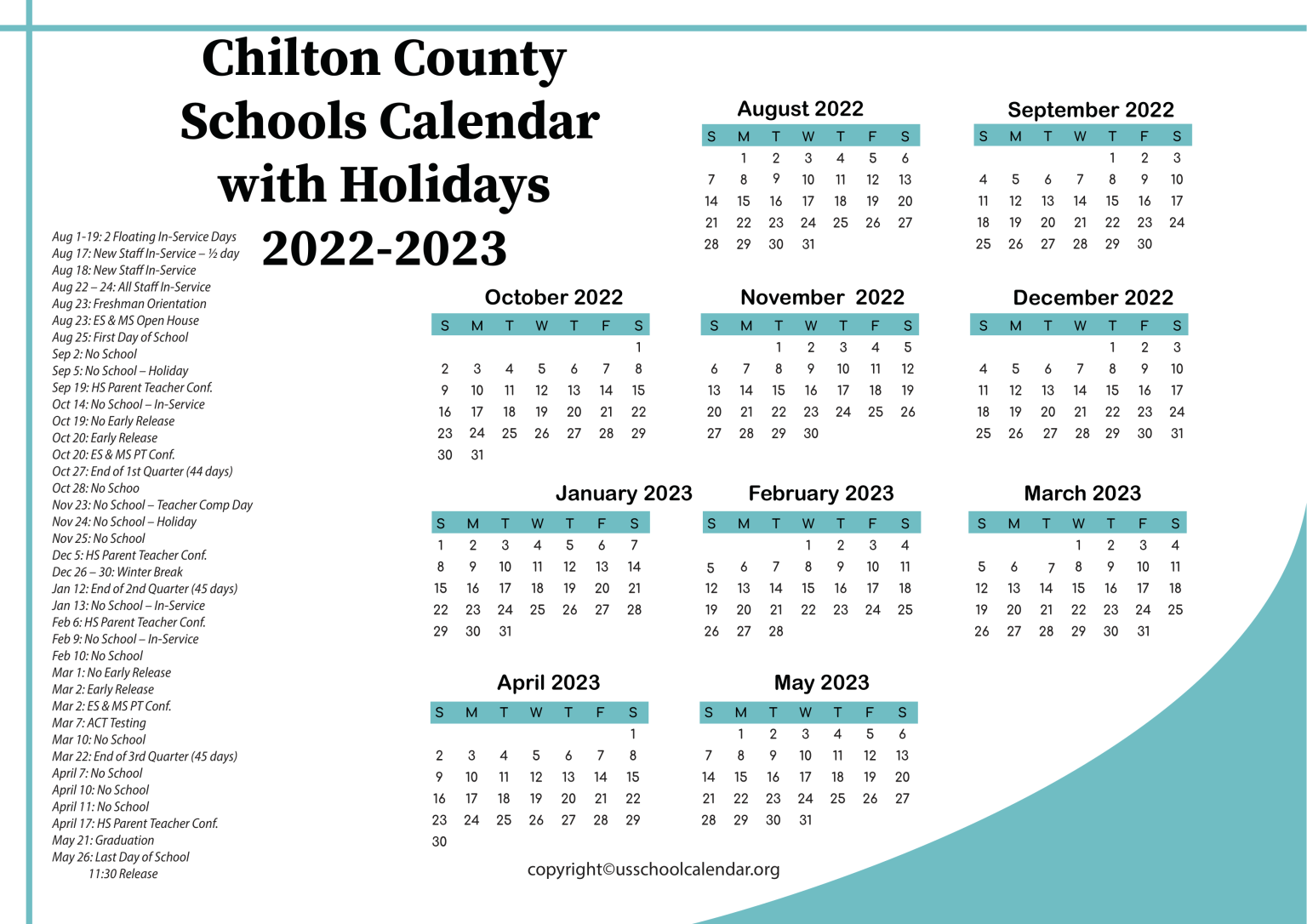 chilton-county-schools-calendar-with-holidays-2023