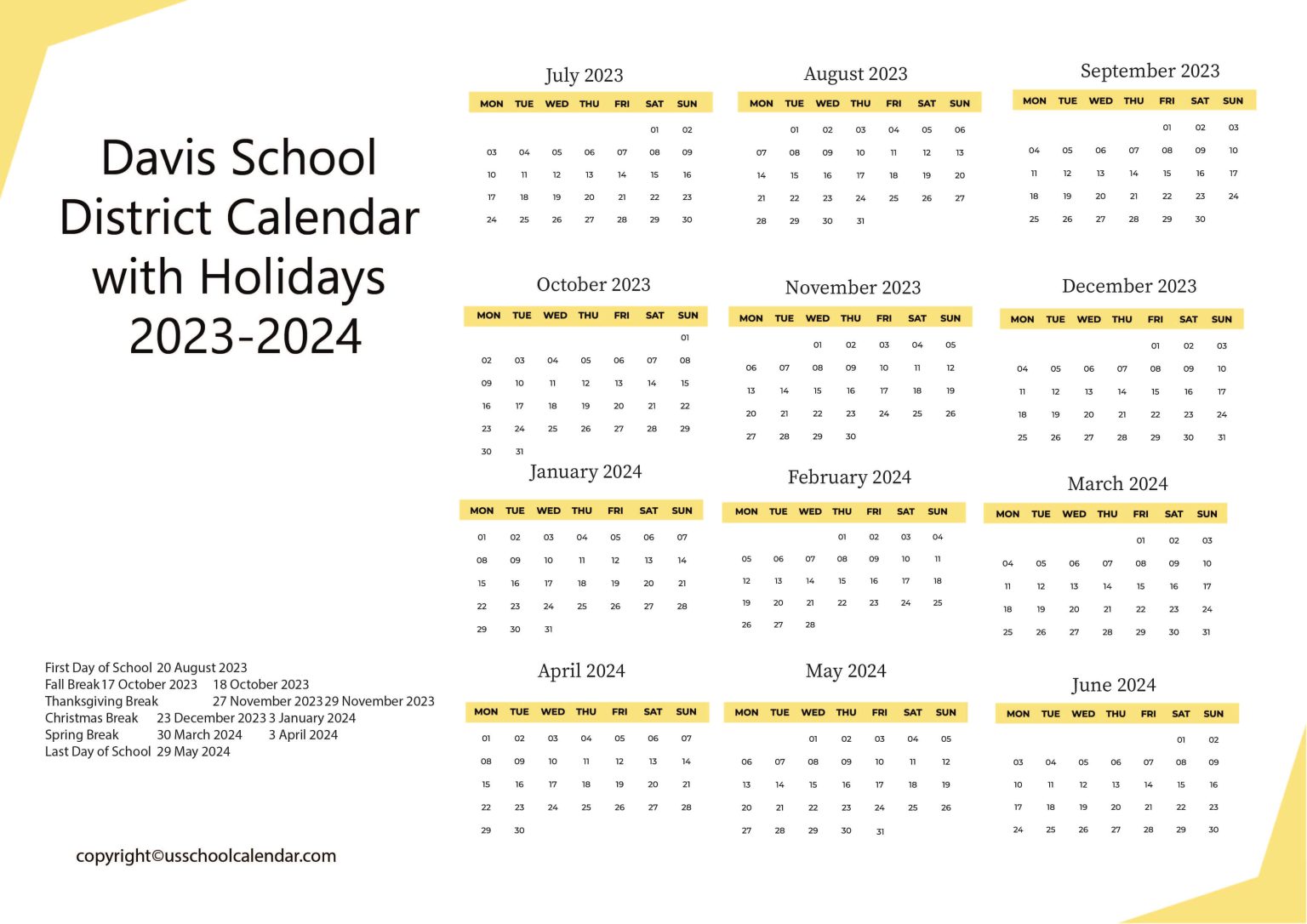 Davis County School District Calendar 2025 26 Kelly Melisse