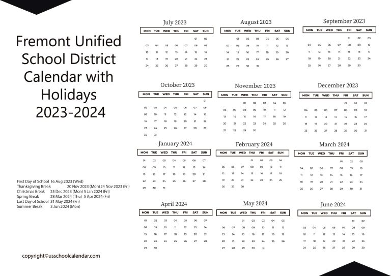 fremont-unified-school-district-calendar-holidays-2023-24-fusd