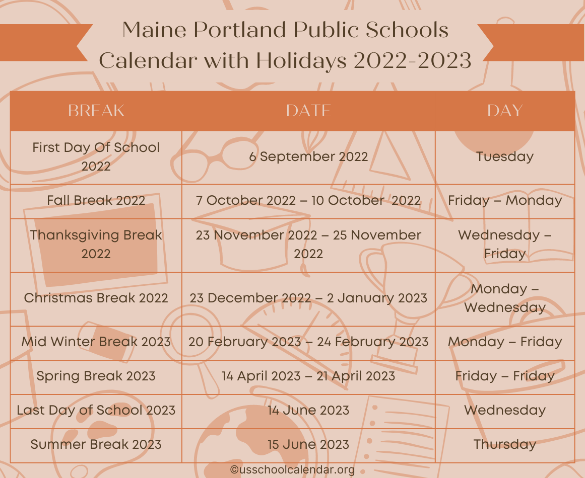 maine-portland-public-schools-calendar-with-holidays-2022-2023