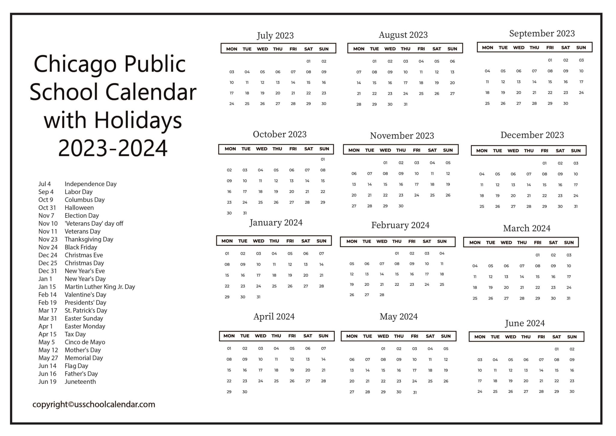 chicago-public-school-calendar-with-holidays-2023-2024