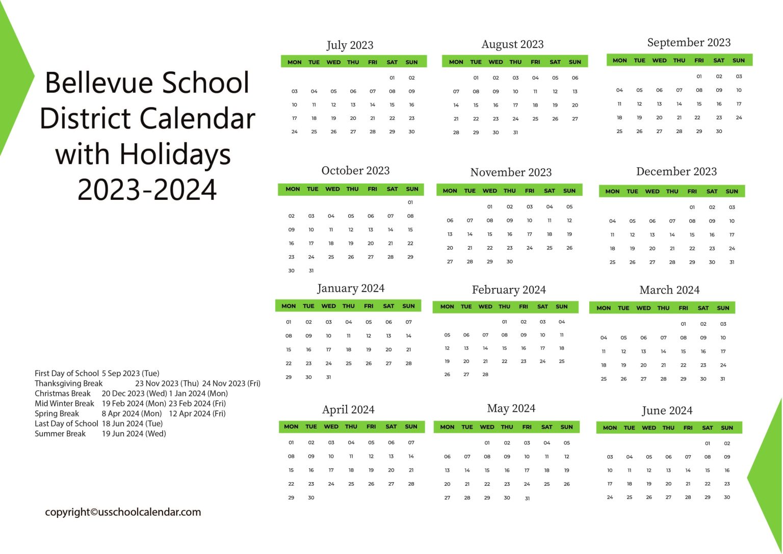 bellevue-school-district-calendar-with-holidays-2023-2024