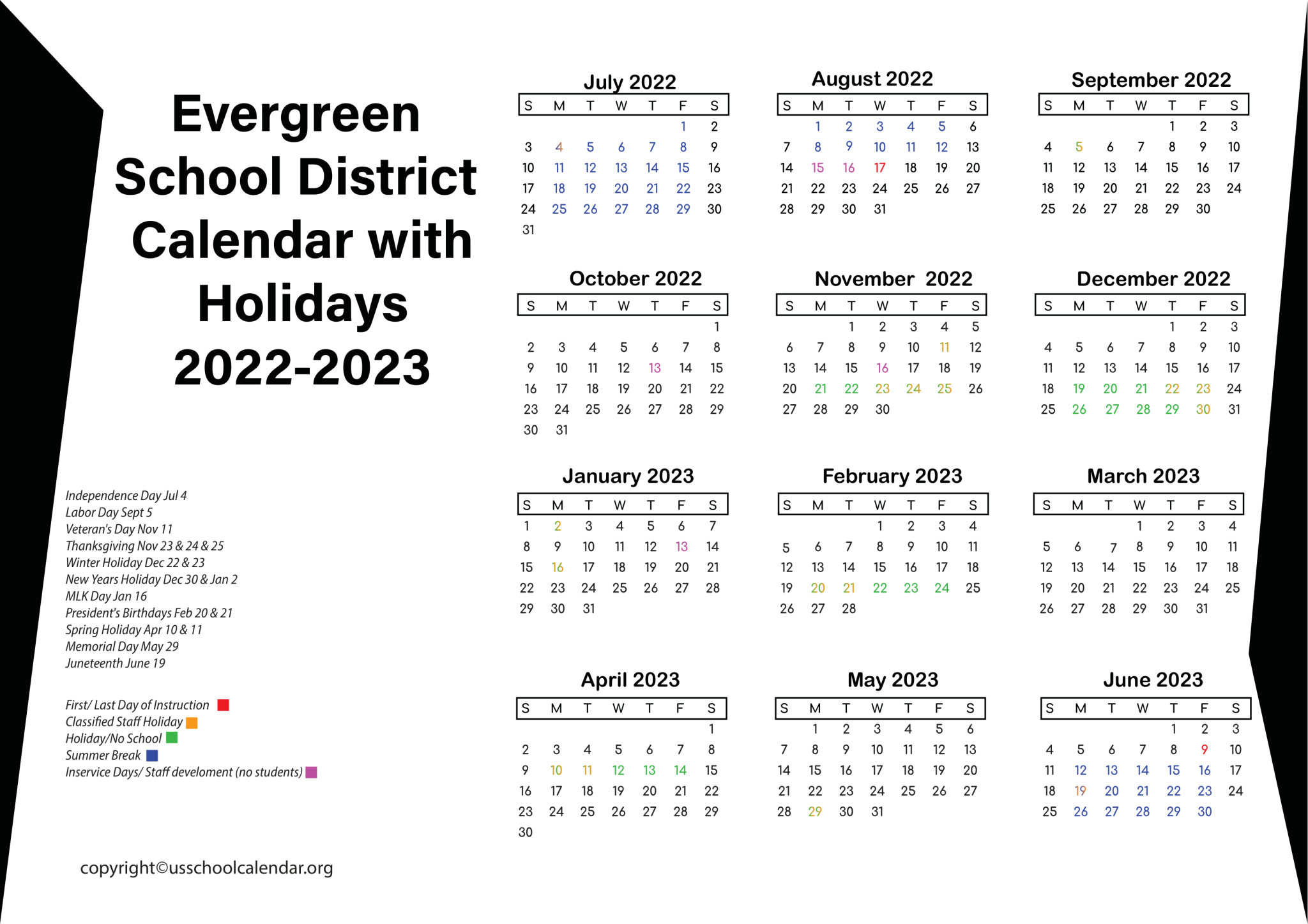 evergreen-school-district-calendar-with-holidays-2022-2023