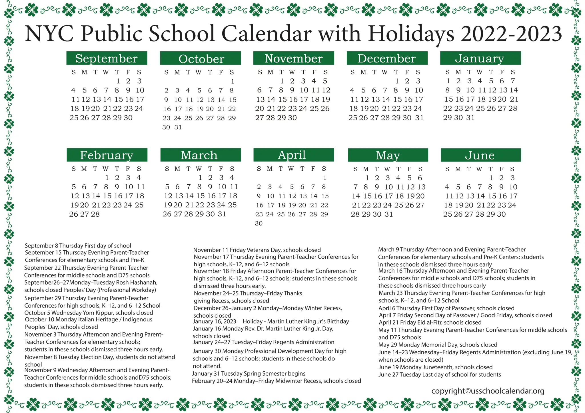 nyc-public-school-calendar-with-holidays-2022-2023
