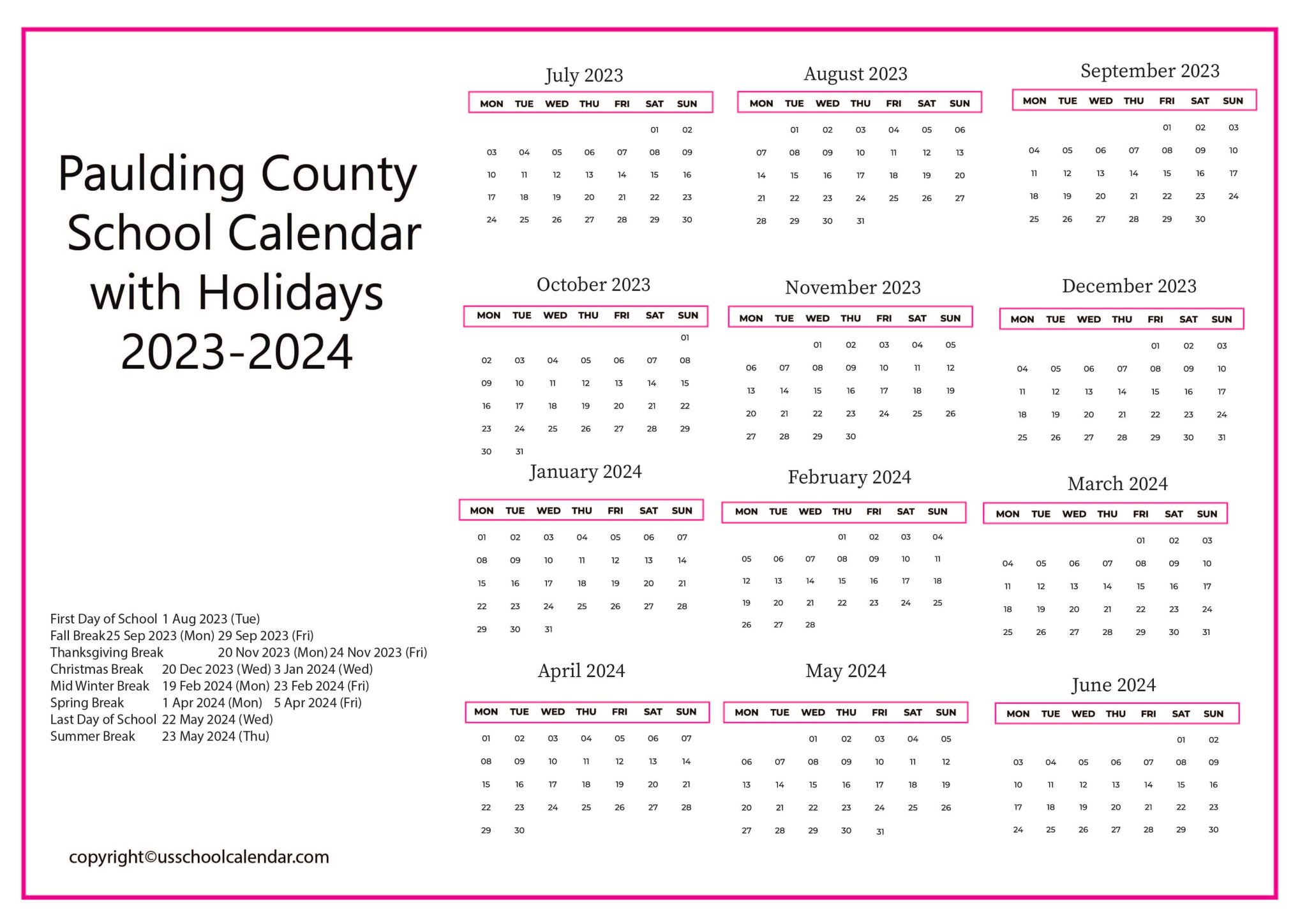 paulding-county-schools-calendar-us-school-calendar