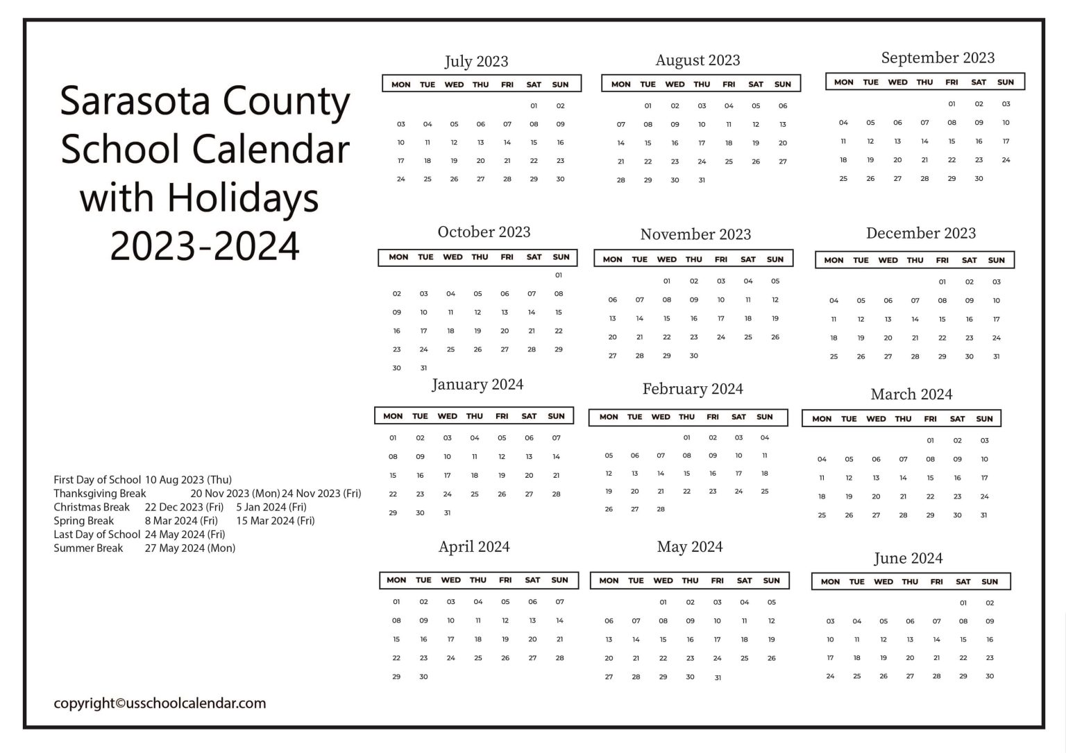 sarasota-county-school-calendar-with-holidays-2023-2024