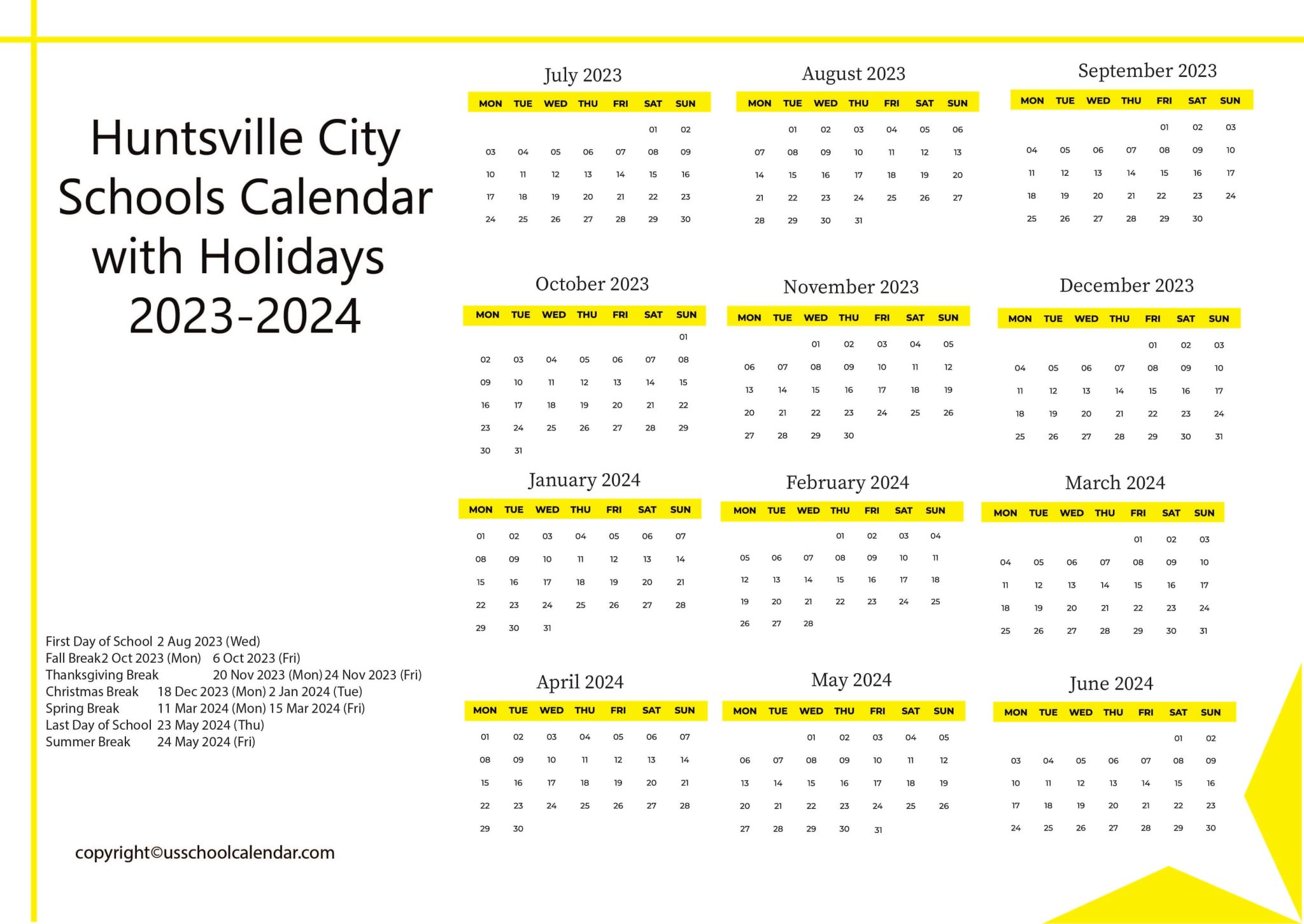 Huntsville Event Calendar 2025