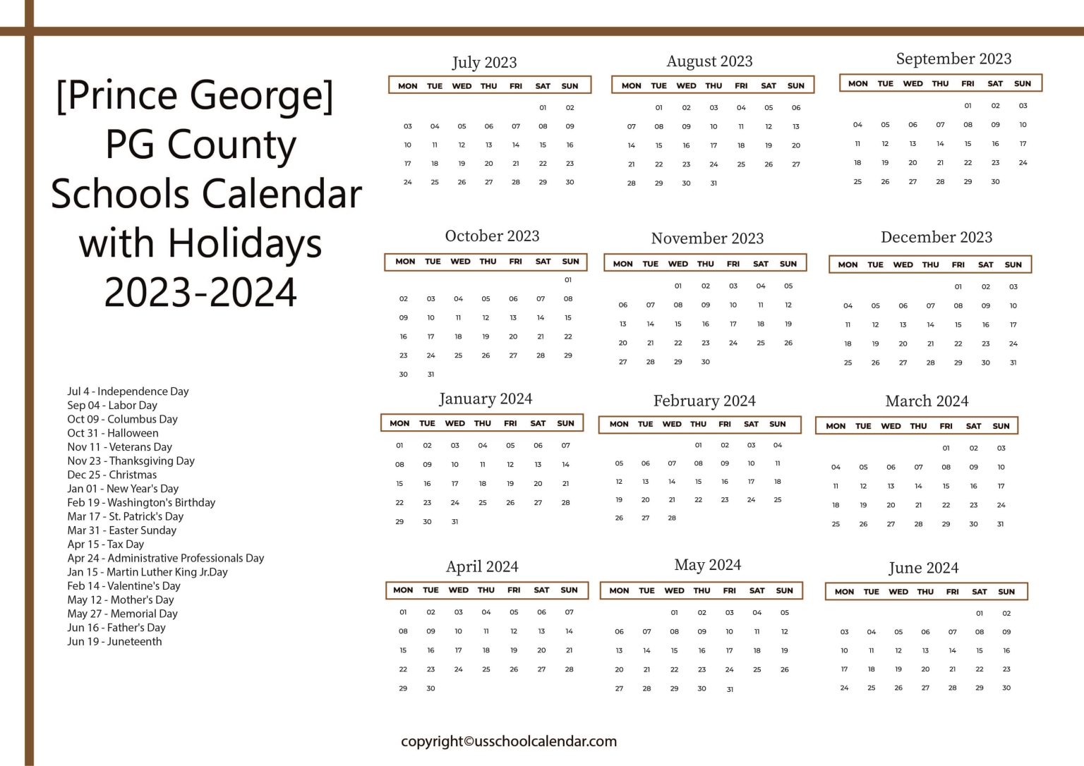 Prince County Public Schools 2025 25 Calendar Korie Mildred