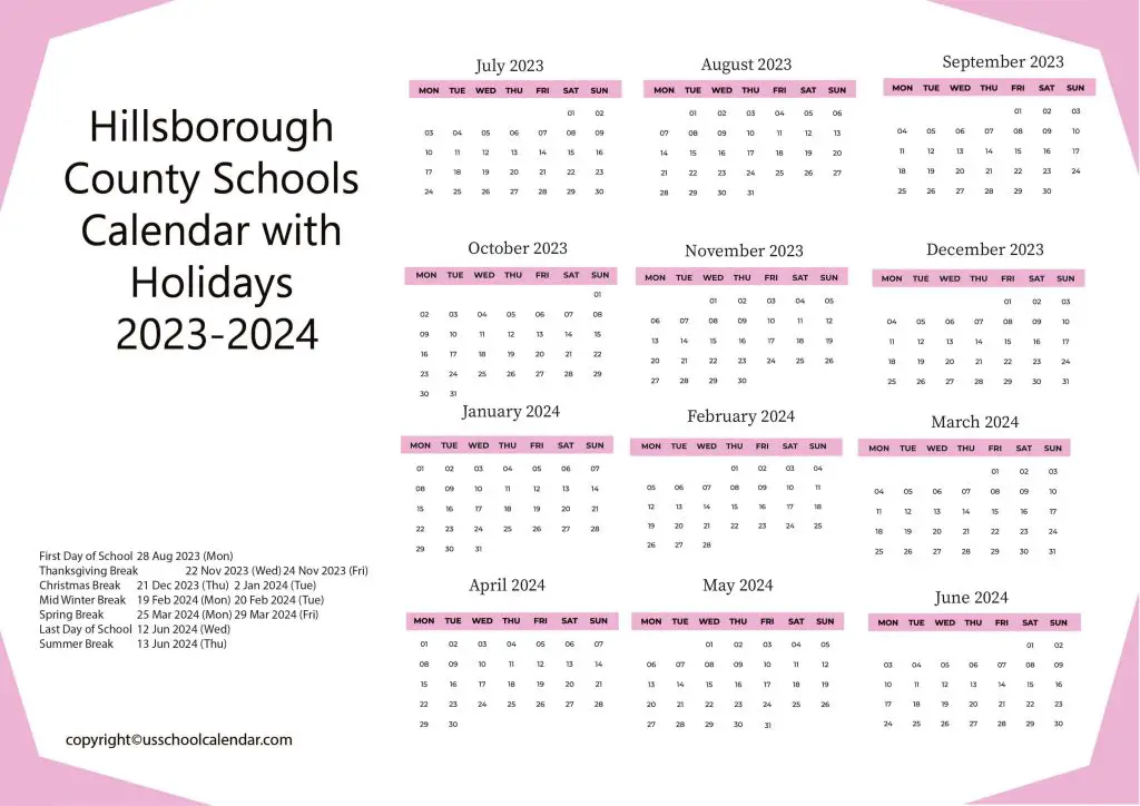 Wake County School Calendar