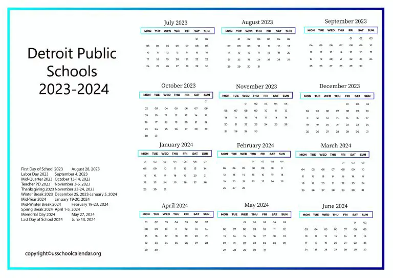 detroit-public-schools-calendar-with-holidays-2023-2024