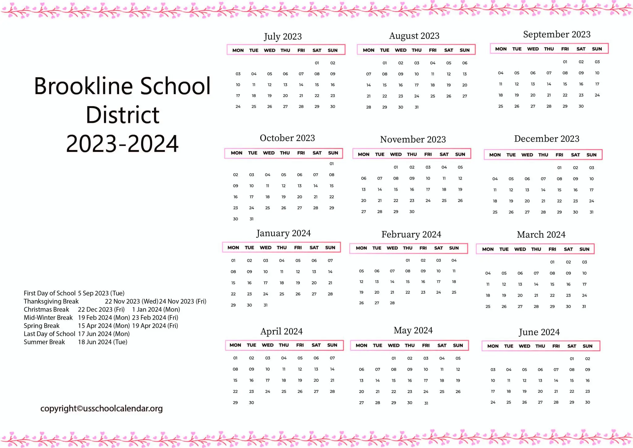 brookline-school-district-calendar-with-holidays-2023-2024