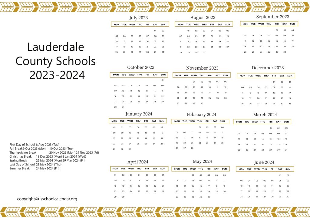 Lauderdale County Schools Al Calendar