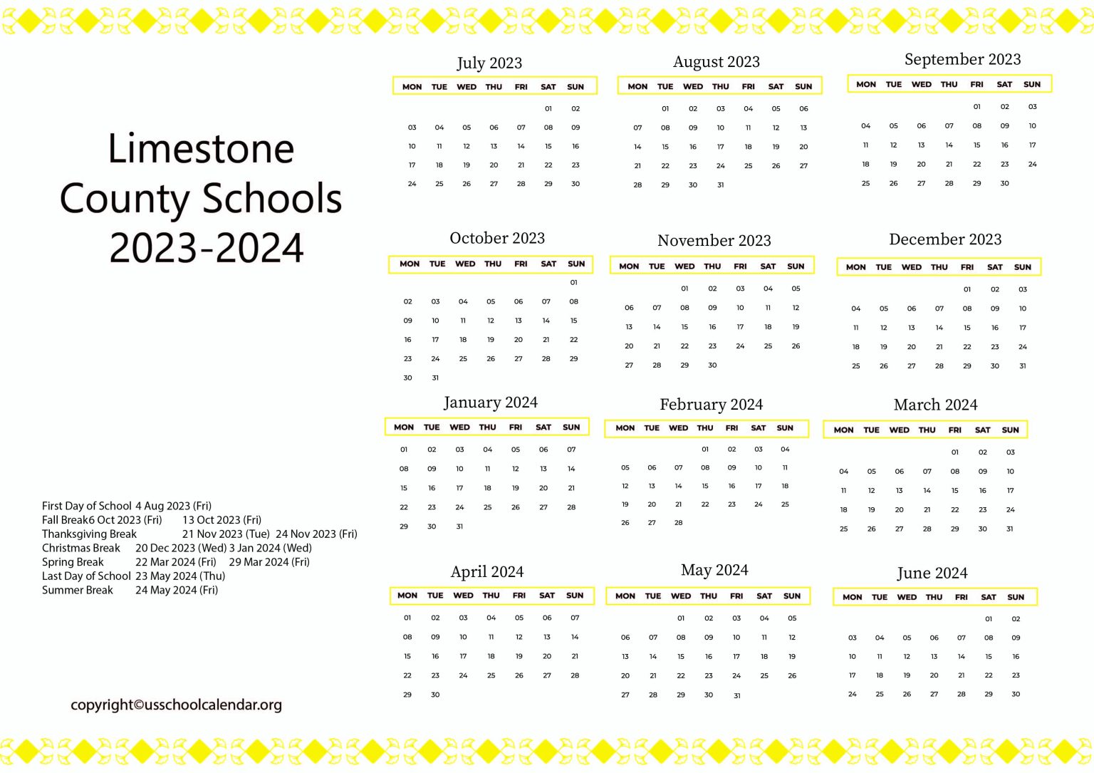 limestone-county-schools-calendar-with-holidays-2023-2024