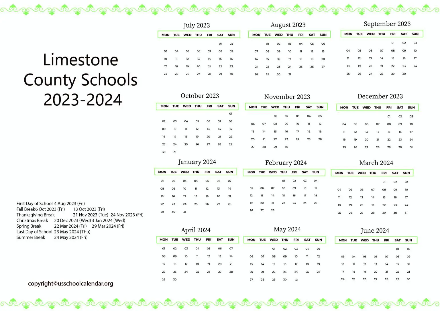 limestone-county-schools-calendar-with-holidays-2023-2024