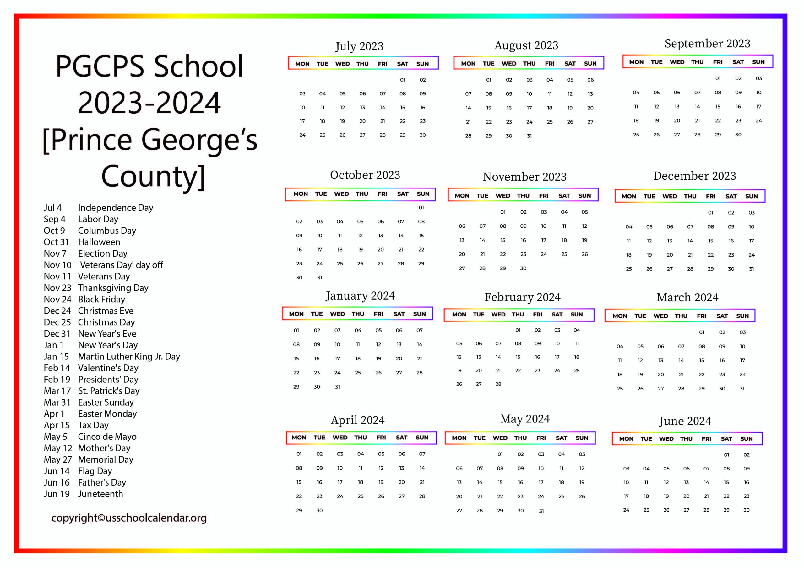 Pgcps Calendar 2024 2025 Conny Diannne