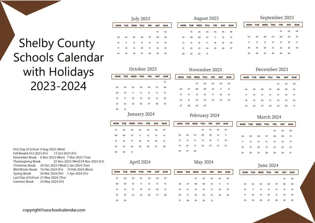 Shelby County Schools Alabama Calendar