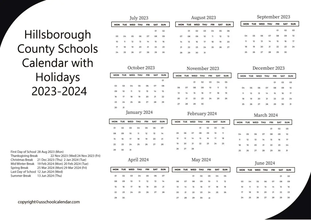 Wake County School District Calendar