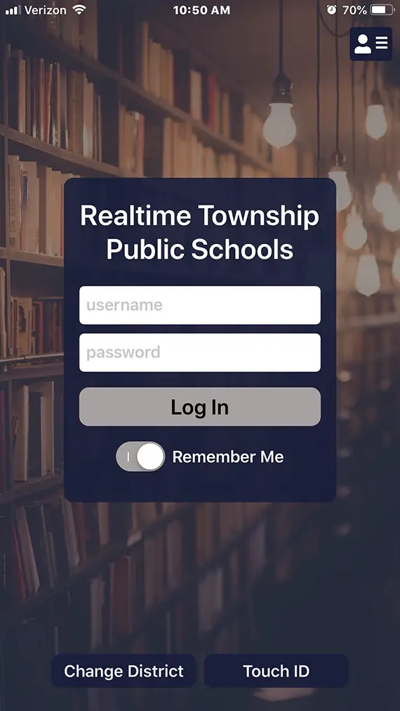 Realtime Student Portal Login